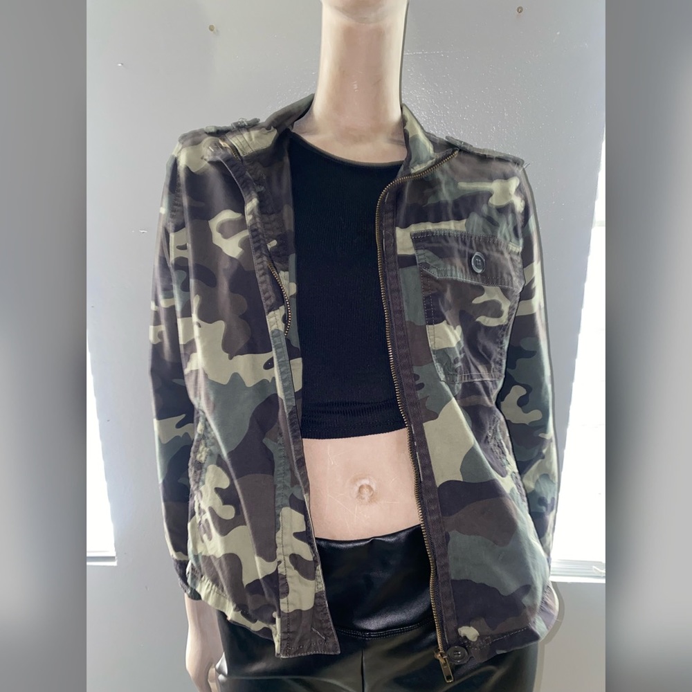 Charlotte Russe Camo Print Jacket